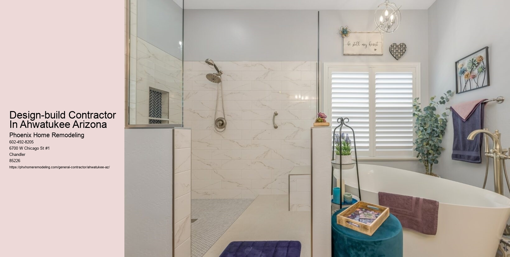Design-build Contractor In Ahwatukee Arizona