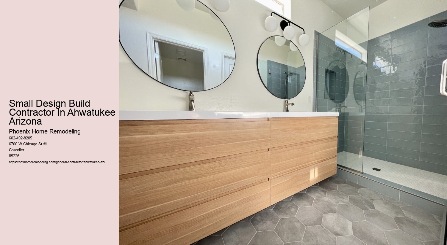 Small Design Build Contractor In Ahwatukee Arizona